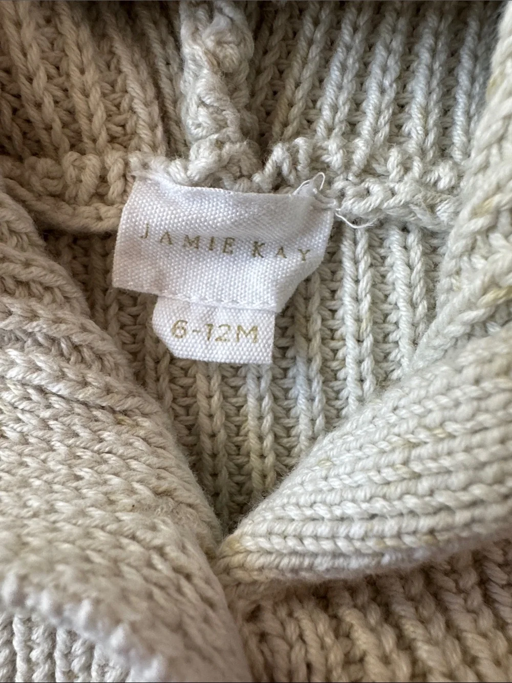 Jamie Kay Bear Cardigan 6-12 Months EUC